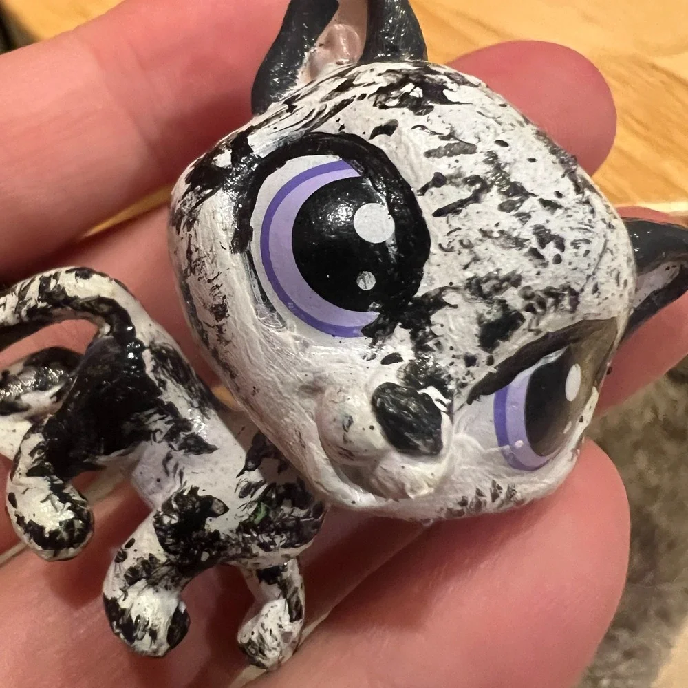 Littlest Pet Shop Cat Dog Pig Poodle Lot Hasbro LPS 4pc Plus ZURU Figure
